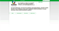 Desktop Screenshot of cooperativaunica.it